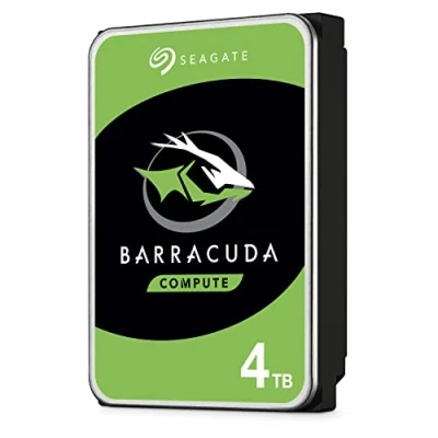 Immagine di Seagate BarraCuda, 4 TB, Hard Disk Interno, SATA da 6 GBit/s, 3,5&quot;, 5400 RPM, Cache 256 MB per PC Desktop (ST4000DM004)