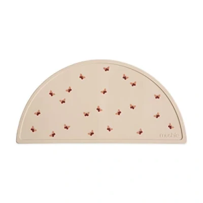 Immagine di mushie Tovaglietta in silicone per bambini, senza BPA, design antiscivolo (farfalle)