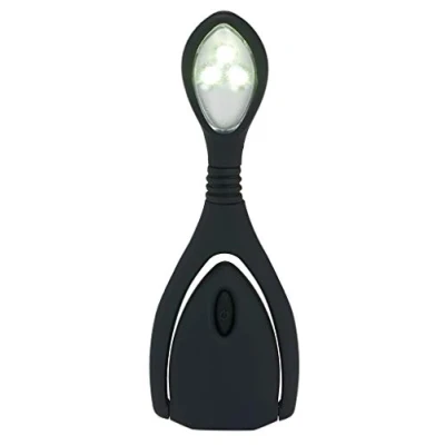 Immagine di moses libri_x Luce LED da lettura Lumi Plus, colore: nero, con dimmer continuo, lampada per al buio