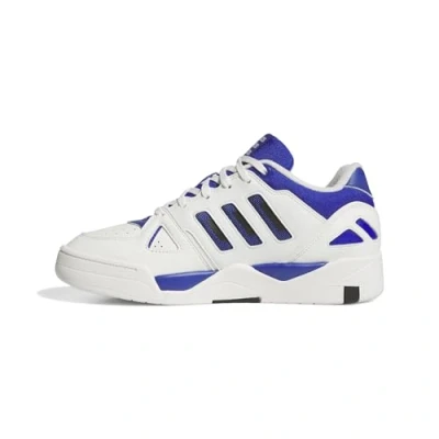 Immagine di adidas Midcity Low Shoes, Scarpe da Basket Uomo, Nucleo Bianco Semi Lucido Blu Core Nero, 42 EU