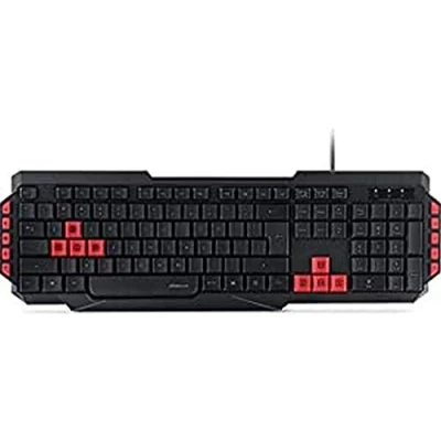 Immagine di Speedlink LUDICIUM Gaming Keyboard Tastiera da Gioco (USB, 10 Tasti funzioni Multimedia, Plug And Play), Nero IT Layout