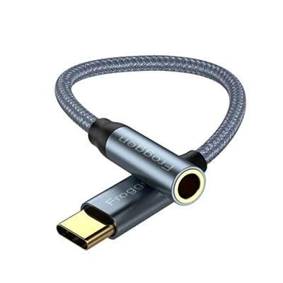 Immagine di adattatore jack USB C a 3,5 mm, connettore tipo da mm cavo audio per cuffie stereo Huawei P40/Galaxy DAC Chipset S21/21+/S21 Ultra/S20/S10/S9/Notes10