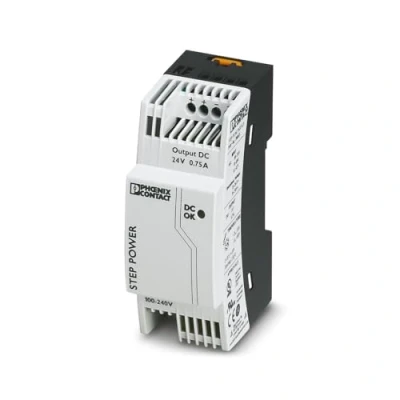 Immagine di Phoenix Contact STEP PS/1AC/24DC/0.75 Alimentatore per guida DIN 24 V/DC 0.83 A 18 W Num. uscite:1 x Contenuto 1 pz.