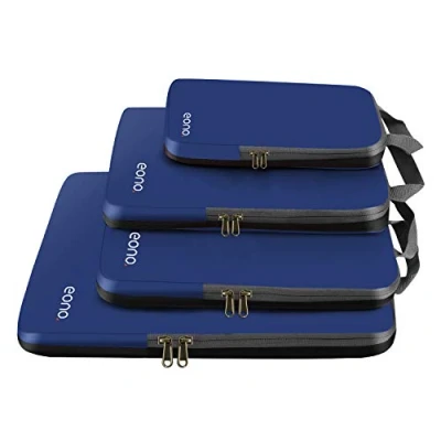 Immagine di Eono Organizzatori da Viaggio a Compressione, Organizer Valigia Set, Cubo di Viaggio, Cubi Imballaggio, Compression Packing Cube