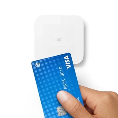Immagine di Square Lettore di schede Bluetooth contactless (2a generazione) accetta pagamenti e con carta chip &amp; PIN, carte debito credito, Apple Google Pay