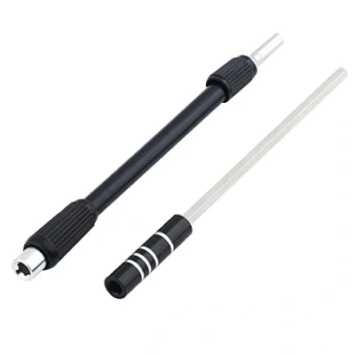 Immagine di 1 Set 4mm Flessibile Bendable Estensione Asta Magnetica Albero Cacciavite Bit Holder Hex Shank Socket Adattatore