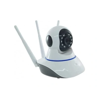 Immagine di GC GLOBALCOMMERCE Telecamera IP Wireless Videosorveglianza 1080P Motorizzata con Infrarossi a 3 Antenne Wifi visione notturna