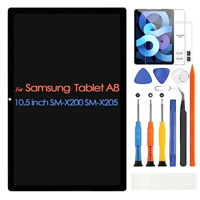 Immagine di Display LCD per Samsung Galaxy Tab A8 10.5 2021 SM X200 X205 Schermo Digitizer Touch Ricambio Assembly con Kit di Attrezzi Riparazione