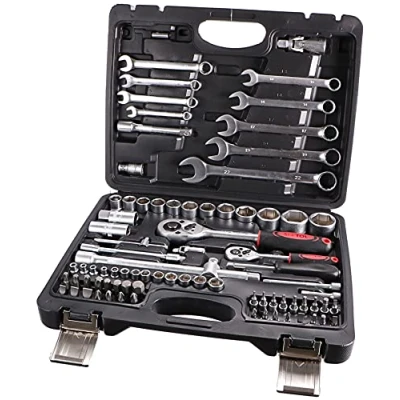Immagine di SIXTOL TOOL Set 82 di attrezzi professionale multiuso per fai da te in officina (set gola)