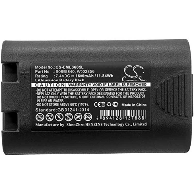 Immagine di CS DML360SL Batterie 1600mAh compatibile con [DYMO] LabelManager 360D, 420P, LM360D, LM420P, R5200, Rhino 4200, 5200, LM [3M] PL200 sostitui