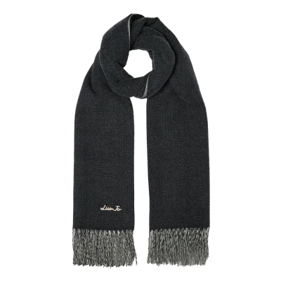 Immagine di LIU JO WITH Brooch Sciarpa, Donna, Taglia: One Size, Dark grey