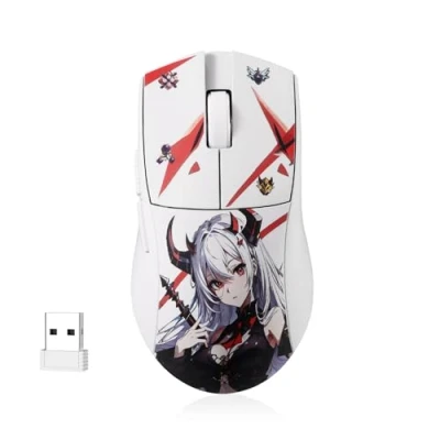 Immagine di Redragon M916AK PRO Mouse da gioco anime a 3 modalità, 42 G, ultra leggero, 26 K, DPI, con impugnatura ergonomica naturale, pulsanti completamente programmabili, software supporta keybinding fai