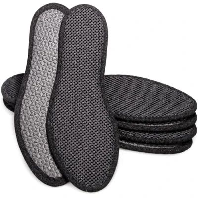 Immagine di SULPO 3 paia di solette per bambini con carbone attivo e ammortizzazione in lattice, piedi freschi/solette contro il sudore