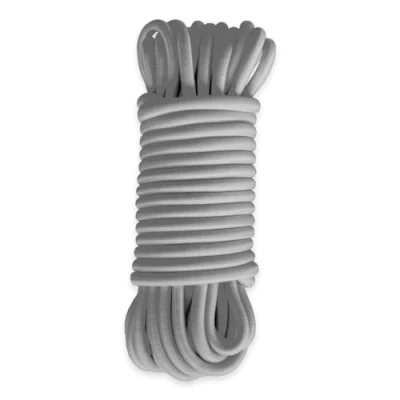Immagine di Corda elastica Grigia 15 m Qualità PRO TECPLAST 9SW Cavo per teloni con diametro di 9 mm