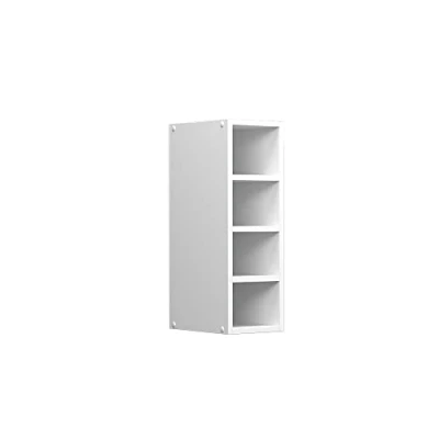 Immagine di Vicco Pensile universale R line, Bianco/Bianco, 20 cm con ripiani aperti
