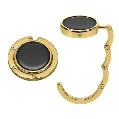 Immagine di kwmobile Set 2x Gancio Borsa da Tavolo Appendi in Alluminio Pieghevole Antiscivolo Antigraffio Appendiborsa Scrivania Max 3 kg