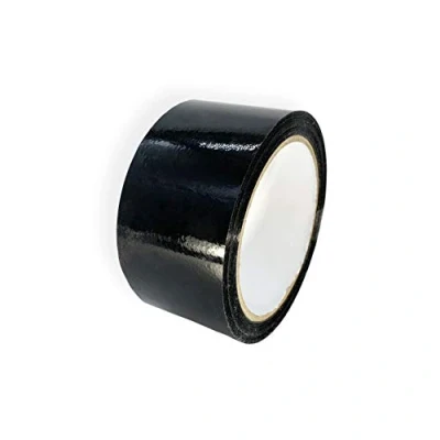Immagine di Nastro Adesivo nero, da imballaggio in polipropilene per uso generale, 48 mm x 66 metri, 6 Rotoli