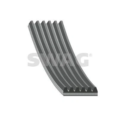 Immagine di SWAG 30 92 8959 Cinghia Poly V 1613 6 AUDI: A4 B6 Avant, A3 Sportback, B7 VOLKSWAGEN: Golf 5, Passat Variant, Variant