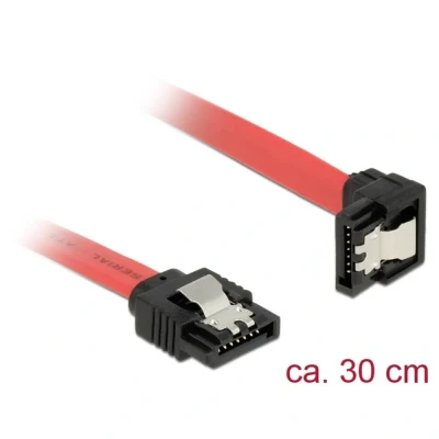 Immagine di Cavo Hard Disk Delock 0.3 m Nero, Rosso