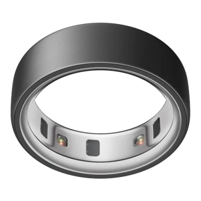 Immagine di OURA Ring 4 Stealth Misura 7 Smart Provalo con il kit di misurazione Indossabile per monitorare sonno Frequenza cardiaca Fitness Batteria fino a 8 giorni