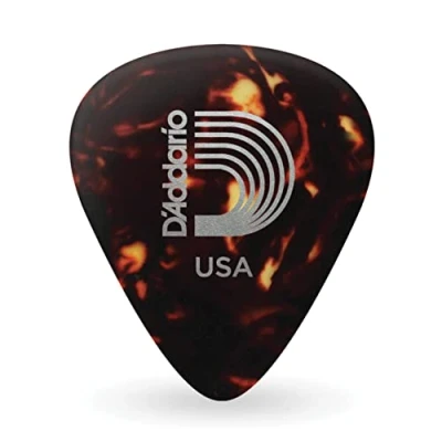 Immagine di D&#039;Addario 1CSH7 25 Confezione da Plettri Extra Duri Planet Waves, in Celluloide, Tartaruga