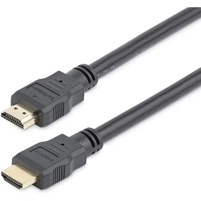 Immagine di StarTech.com Cavo Monitor HDMI da 3m, 4K ad Alta Velocità con Ethernet Video HDMI1.4 UHD 30Hz, per Monitor/Proiettori/TV e Display HD, Nero, M/M (HDMM1)