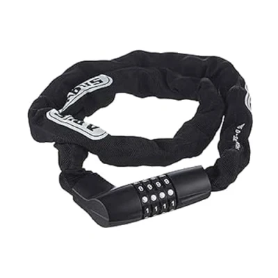 Immagine di ABUS lucchetto a catena Tresor 1385/75 combinazione in acciaio temprato quadrata spessa 6 mm livello di sicurezza 75 cm nero