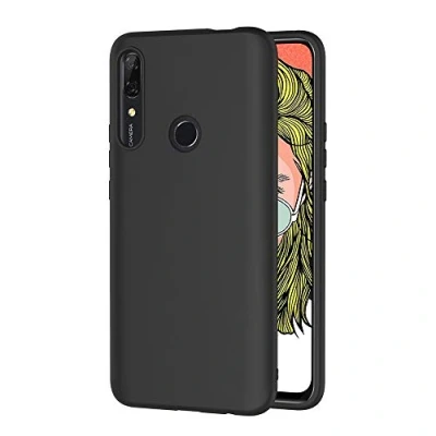 Immagine di AICEK Cover Compatible Huawei P Smart Z Nero Silicone Case Molle di TPU Sottile Custodia per (6.59 Pollici)