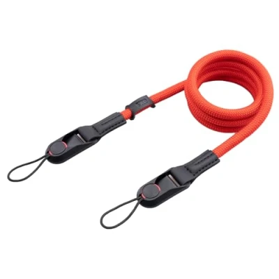 Immagine di VKO tracolla per fotocamera a sgancio rapido corda regolabile arrampicata SLR DSLR digitale mirrorless (rosso)