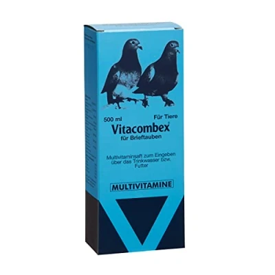 Immagine di Quiko Vitacombex Bt 500ml Succo multivitaminico Per piccioni da corsa un apporto vitaminico ottimale