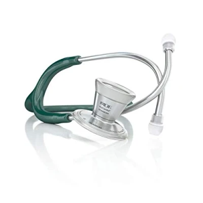Immagine di MDF® ProCardial Core? Stetoscopio biauricolare con testina e archetto auricolare in titanio Verde smeraldo (MDF797T 21)