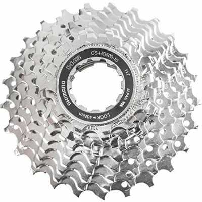 Immagine di Shimano CS HG500 10, Cassetta Pignoni, 11/25 Denti, Argento