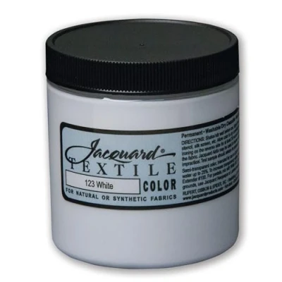 Immagine di Jacquard Vernice per tessuti, 230 ml, colore: bianco