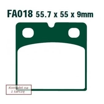 Immagine di EBC Brakes FA018 Kit pastiglie freno