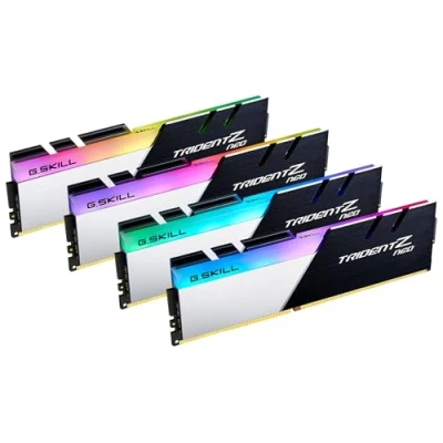 Immagine di G.Skill Trident Z Neo Kit memoria PC DDR4 32 GB 4 x 8 Non ECC 3600 MHz 288pin DIMM CL18 22 42 F4 3600C18Q 32GTZN
