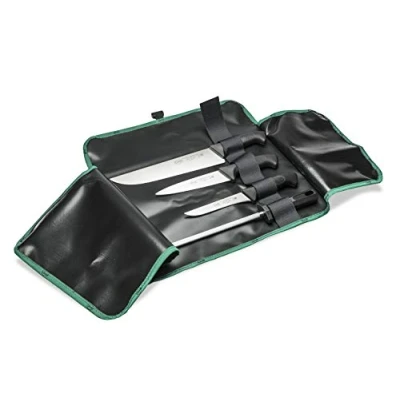 Immagine di Sanelli 980204 Set COLTELLI Macellaio, Acciaio Inossidabile, Nero