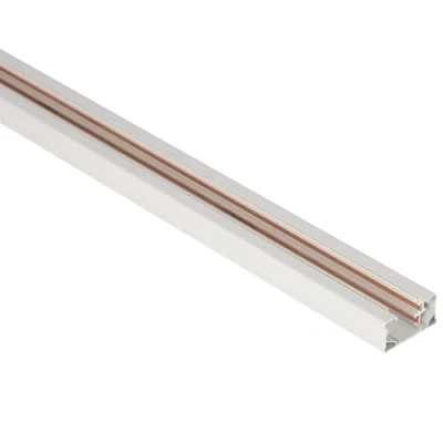 Immagine di EDO, Sistemi di illuminazione MEVA PRO 2 Track White Binario monofase a superficie con conduttore protezione 2m, 110 265 V AC, IP20, bianco, EDO777511