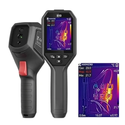 Immagine di HIKMICRO B10 telecamera termica con risoluzione 256 x 192 IR visiva da 2 MP, misurazione a schermo intero, 25 Hz，LCD 3,2&quot;, IP54, intervallo di temperatura 4F 1022F