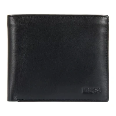 Immagine di Bric&#039;s Bernina Portafoglio Uomo Orizzontale in Pelle con Protezione RFID, Portamonete, Scomparto Banconote e 16 Tasche Porta Carte, Dimensione 9,5 x 12,5 2,5 cm, Nero