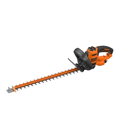 Immagine di BLACK+DECKER TAGLIASIEPI 500 W LUNGHEZZA LAMA 55 cm LAME A DOPPIA AZIONE ASIMMETRICHE PASSO 22 mm CON SEGHETTATA PER I RAMI PIU&#039; SPESSI BEHTS401 QS