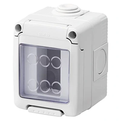 Immagine di Gewiss Contenitore Scatola per apparecchi system 1 Posto Stagno Grigio RAL 7035 IP55 GW27041