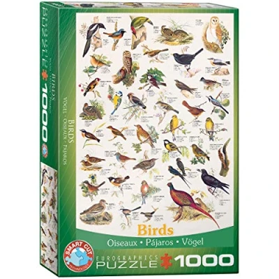 Immagine di EuroGraphics Birds Uccelli Puzzle, Multicolore, 48 x 68 cm, 6000 1259