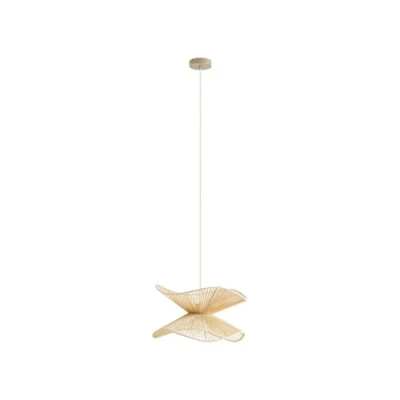 Immagine di Lindby lampada a sospensione &#039;Valdorin&#039; dimmerabile (Moderno) colore Beige, in Carta ad es. Cucina (1 luce, E27) sospensione, da soffitto, lampada, plafoniera, illuminazione