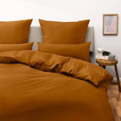 Immagine di Blumtal copripiumino 220 x 240 cm + 2 federe 65 Parure da letto per adulti, certificato Oeko Tex, 3 pezzi in microfibra, persone, colore: marrone