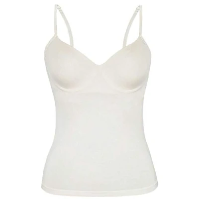 Immagine di Sassa Bh Shirt M. Einlage Vorgeformt, Canottiera Donna, Bianco (Elfenbein 00314), 80C (Taglia produttore: 80C)