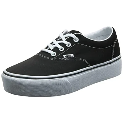 Immagine di Vans Doheny Platform, Sneaker, Donna, (Canvas) Black/White, 40.5 EU