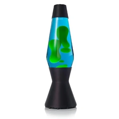 Immagine di Mathmos Lampada Lava Astro Nero Blu/Verde