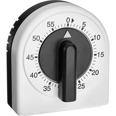 Immagine di TFA Dostmann Analoger Küchen Timer uova Bianco/Nero analogica