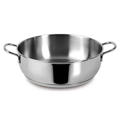 Immagine di Lagostina Every Casseruola Semifonda Ø 24 cm in Acciaio Inox 18/10 con Fondo Lagoseal Plus, Esterno Satinato e Ampie Manicature, Adatta a Tutte le Fonti di Calore, Inclusa Induzione