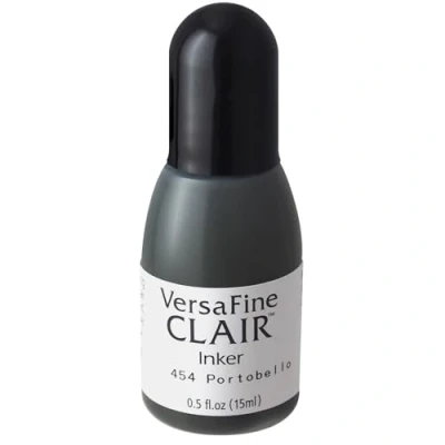 Immagine di Tsukineko Inchiostro per timbri, 15 ml, Marrone, Portobello Accessori Reinker tamponi VersaFine Clair